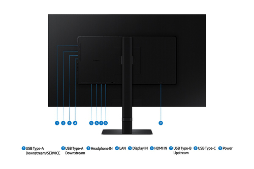 SAMSUNG ViewFinity S8 S80UD 32inch UHD — pilt 16