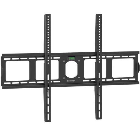 ONKRON Fixed TV Wall Mount for 55 to 100-inch Flat Panel TVs Digital Panels 75 kg, Black