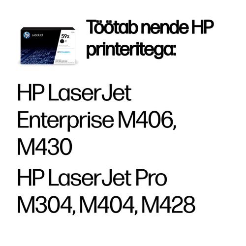 HP 59X Black LaserJet Toner Cartridge — pilt 2