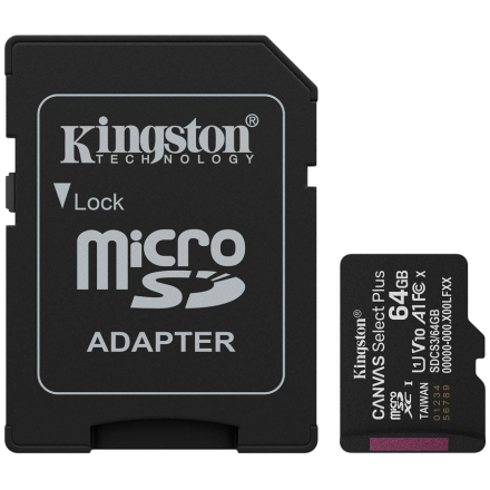 KINGSTON 64GB microSDXC Canvas Select