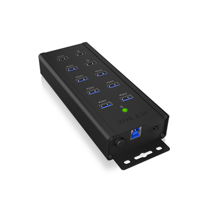 Raidsonic 7-port Industrial hub IB-HUB1703-QC3