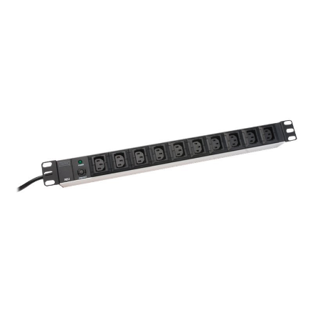 Digitus Aluminum outlet strip, IEC C14 plug DN-95404