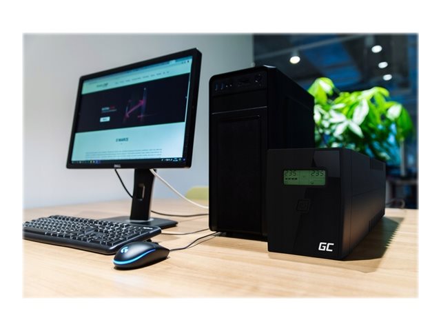 GREENCELL UPS04 UPS Micropower 1500VA Gr — pilt 2