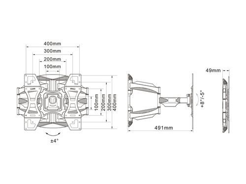 MULTIBRACKETS VESA Flexarm Full Motion — pilt 21
