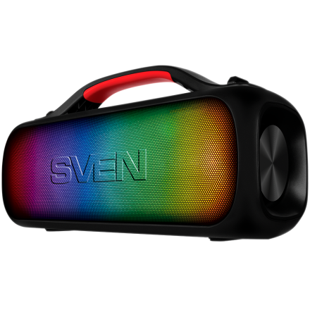 Speaker SVEN PS-360, black (24W, Waterproof (IPx5), TWS, Bluetooth, FM, USB, 3000mA*h)