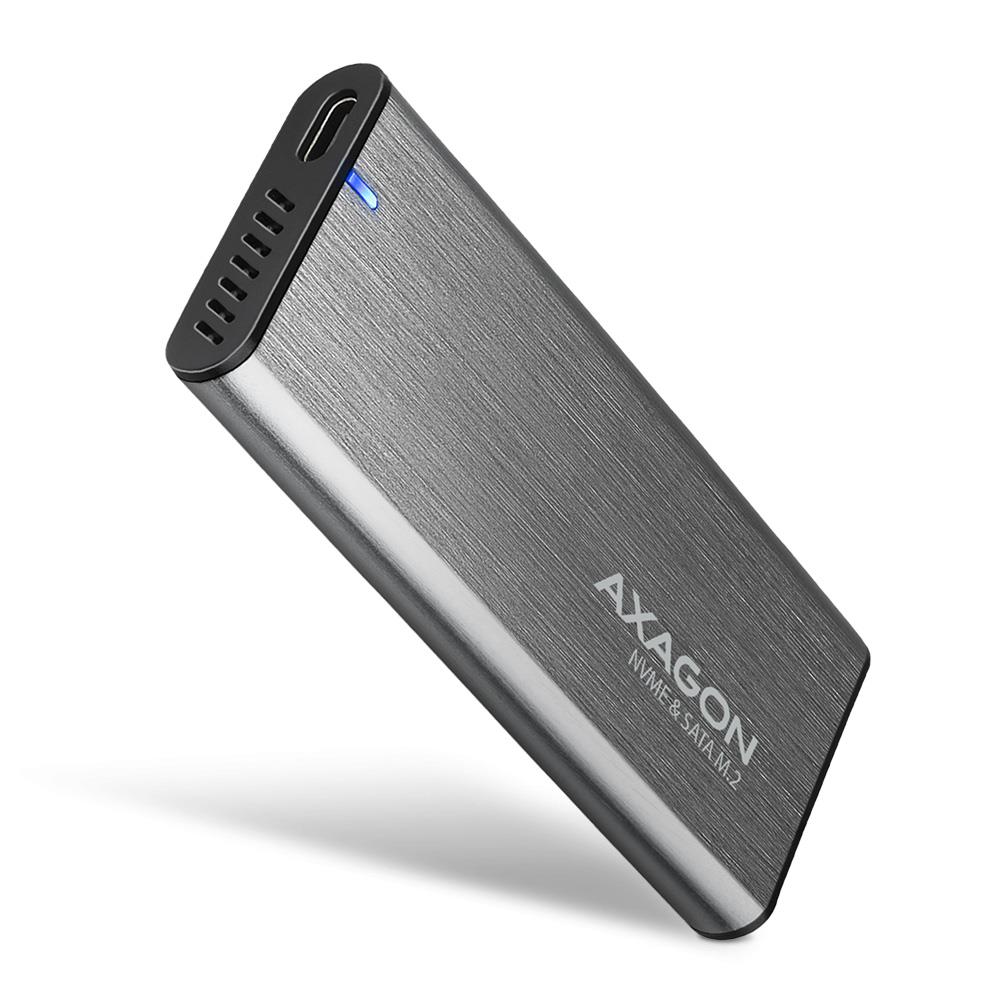SSD ACC ENCLOSURE M.2 NVME/SATA USB-C EEM2-SG2 AXAGON