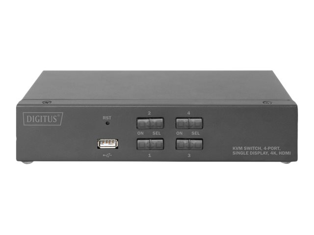 Digitus KVM Switch, 4 Port, Single Display, 4K, HDMI DS-12880 — pilt 3