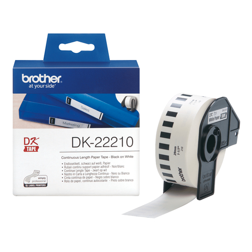 BROTHER DK22210 endless label paper
