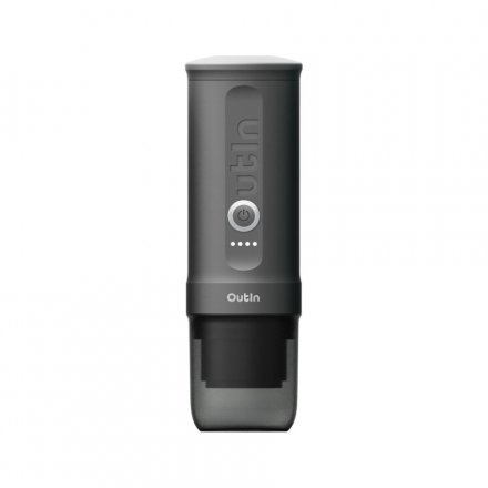 OUTIN Nano Espresso Machine, model OTEM-01, color Space Grey