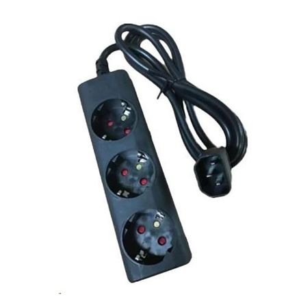 Eaton Eaton Output cable IEC-Schuko 10A C14 - 3x Schuko-Box 1010081