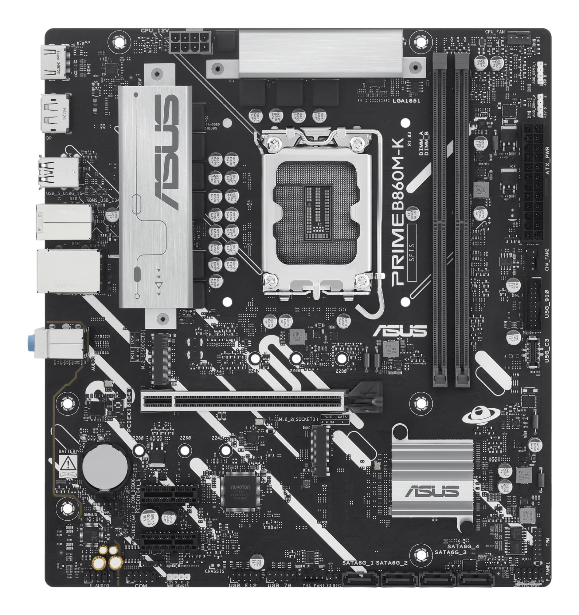 ASUS PRIME B860M-K LGA1851 mATX MB