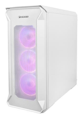 NATEC GENESIS PC case Irid 505 ARGB Wh