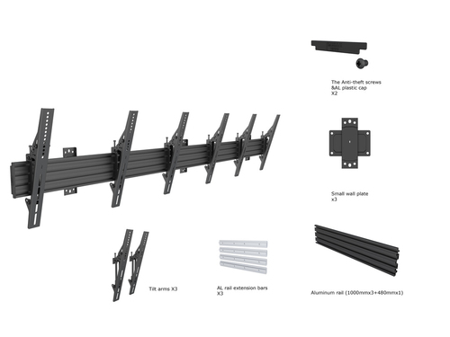MB Wallmount Pro MBW3U Tilt Black — pilt 6
