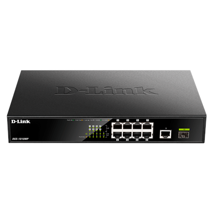D-Link 10 Gigabit port Switch with PoE DGS-1010MP/E