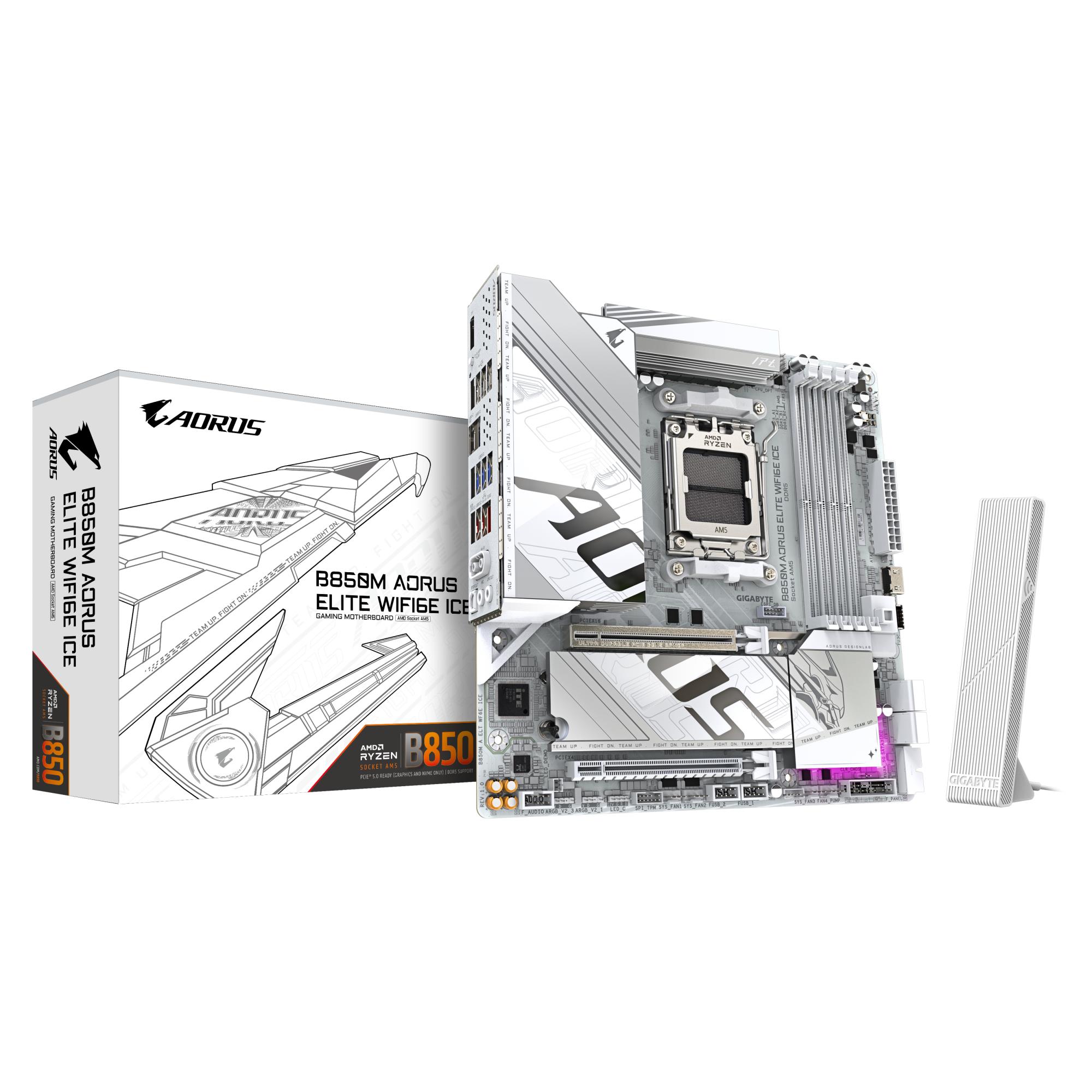 GIGABYTE B850M A ELT WF6E ICE AM5 MB