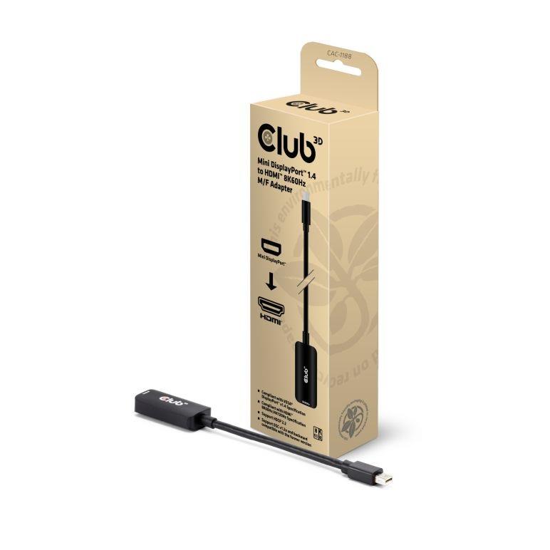 CLUB 3D Mini DP 1.4 to HDMI 8K60Hz M/F