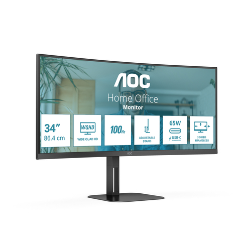 AOC CU34V5C/BK 34inch monitor — pilt 2