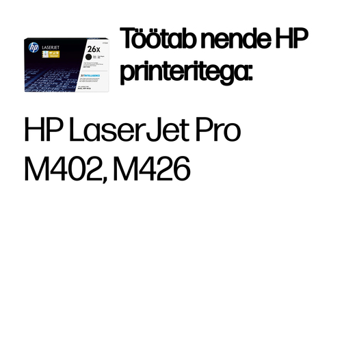 HP 26X Original Toner Cartridge black HY — pilt 2