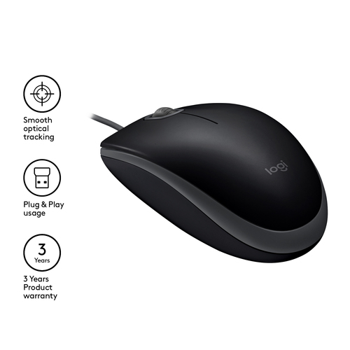 LOGI B110 Silent - BLACK - EMEA - OEM — pilt 6