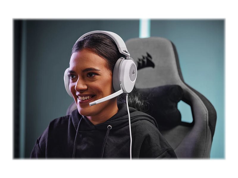 CORSAIR HS65 Surround Headset White EU — pilt 3
