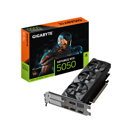Gigabyte Gigabyte GeForce RTX 5050 OC Low Profile 8G GV-N5050OC-8GL