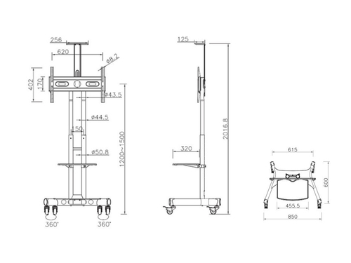 MULTIBRACKETS Public Floorstand Basic — pilt 23