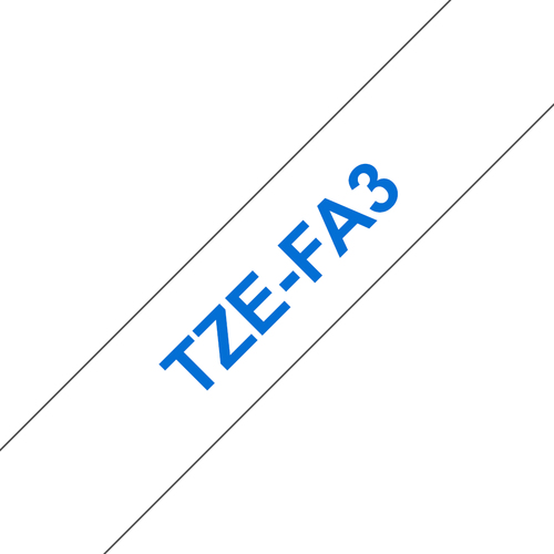 BROTHER TZEFA3 Textilband 12mm 3m w/b