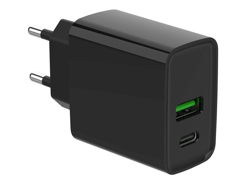 GEMBIRD 2-port 20W USB fast charger bl