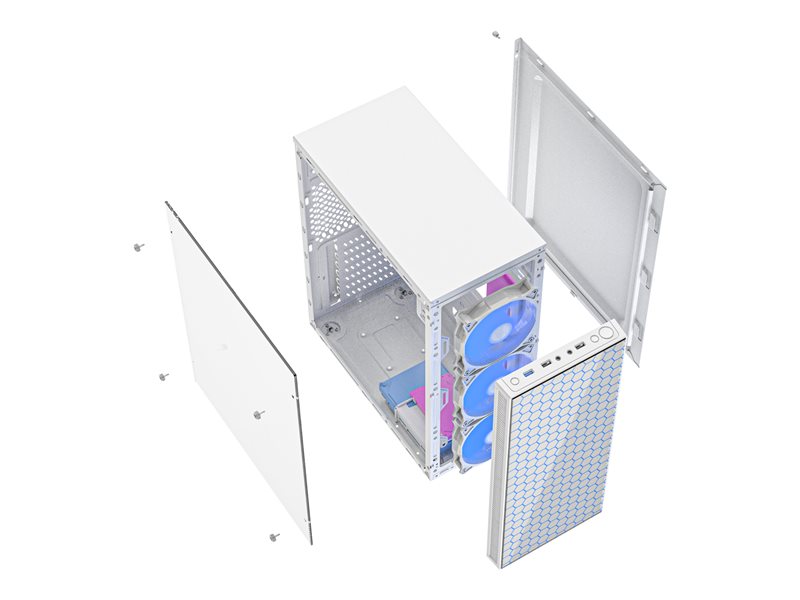 GEMBIRD Gaming ARGB case Fornax 500 wh — pilt 7