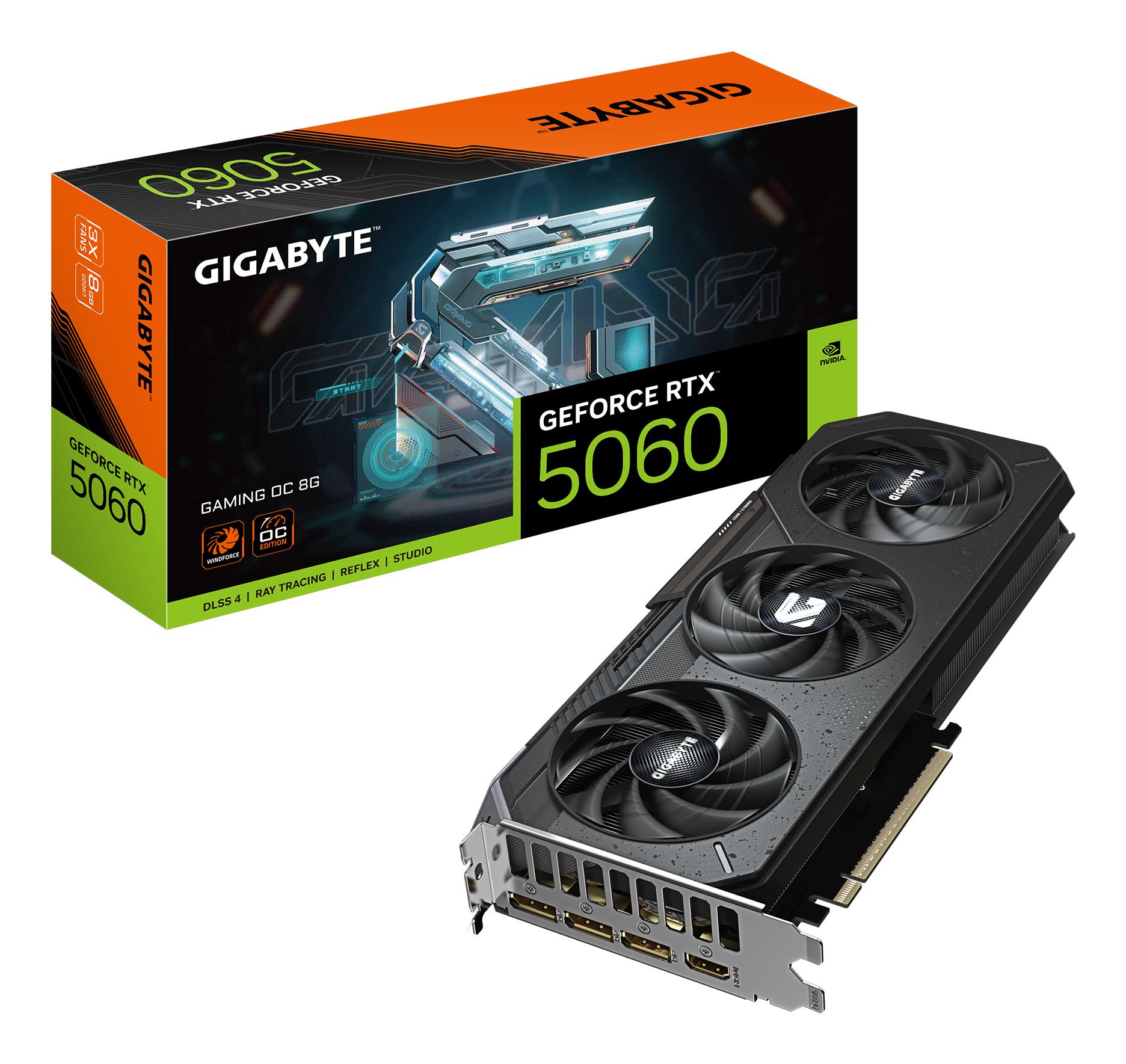 GIGABYTE GeForce RTX5060 GAMING OC 8GB