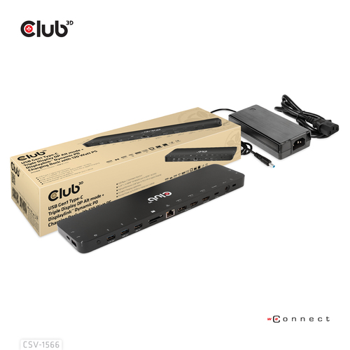 CLUB 3D CLUB 3D USB C GEN 2 DOCK — pilt 5