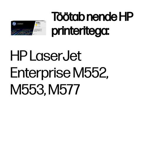 HP 508A Tonercartridge yellow — pilt 2