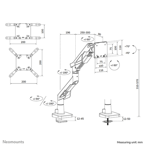 NEOMOUNTS ACE Gaming Desk Mount — pilt 20