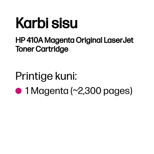 HP 410A Magenta Original LaserJet Toner — pilt 3