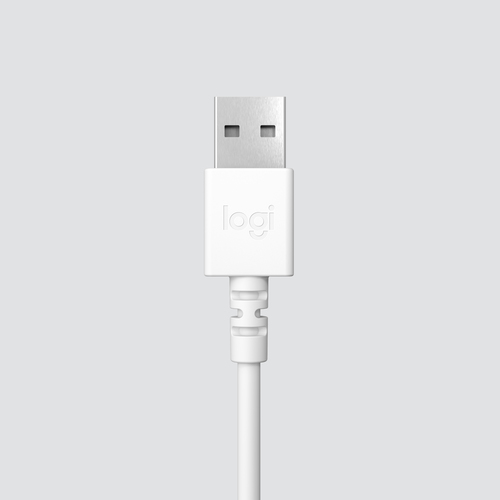LOGI H390 USB Computer Headset - WHITE — pilt 5
