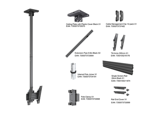 MB Ceiling Mount Pro MBC1U VESA 300 — pilt 7