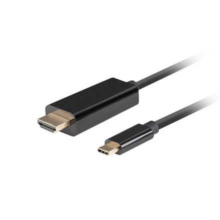 Lanberg Lanberg USB-C to HDMI Cable, 1.8 m 4K/60Hz, Black CA-CMHD-10CU-0018-BK