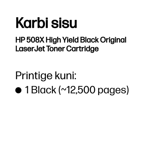 HP 508X Tonercartridge black — pilt 3