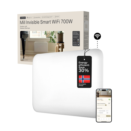 Mill Mill Invisible Smart WiFi Heater PA700WIFI4