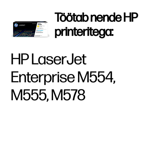 HP 212A Yellow  Original LaserJet Toner — pilt 2