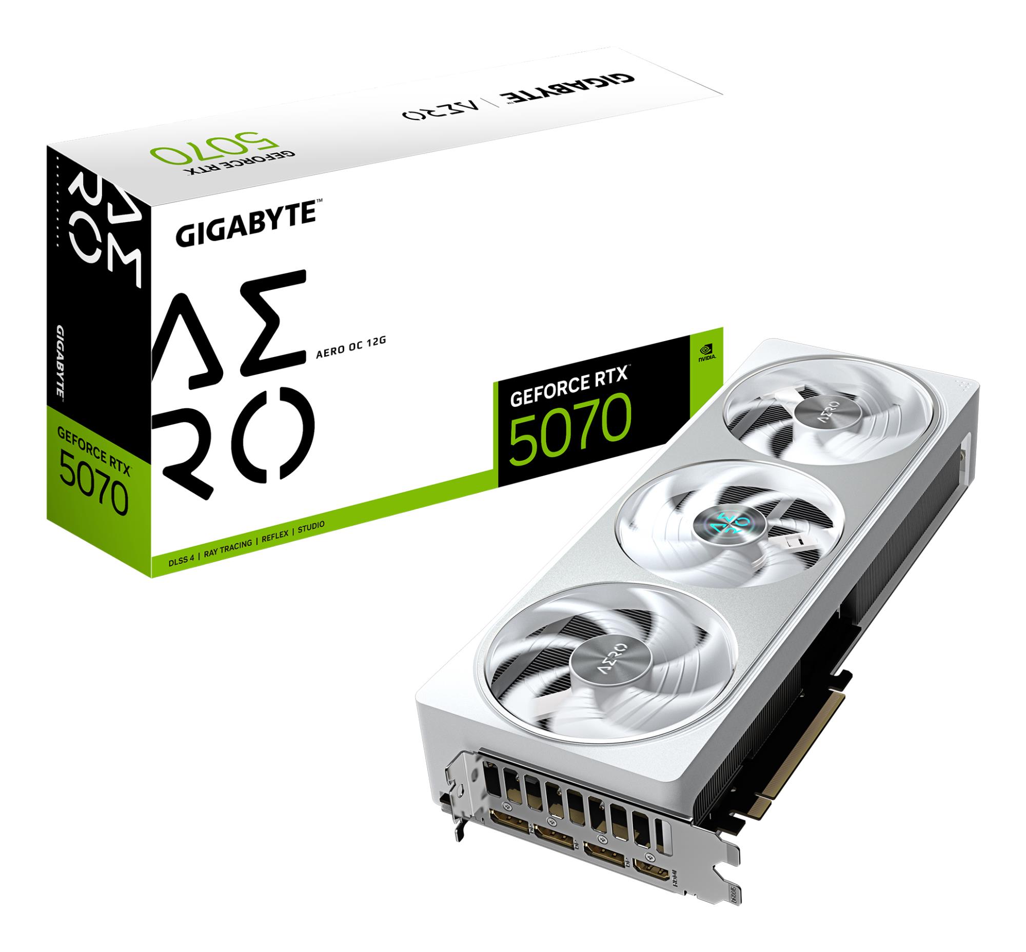 GIGABYTE Graphics Card GV-N5070AERO OC-12GD
