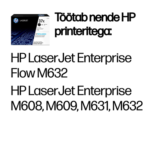 HP 37X LaserJet Toner Cartridge Black HY — pilt 2