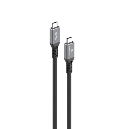 Cablexpert Premium USB4 Type-C charging and data cable, 40 Gbps, 240 W, 0.3 m | CCBP-USB4-CMCM240-0.3M