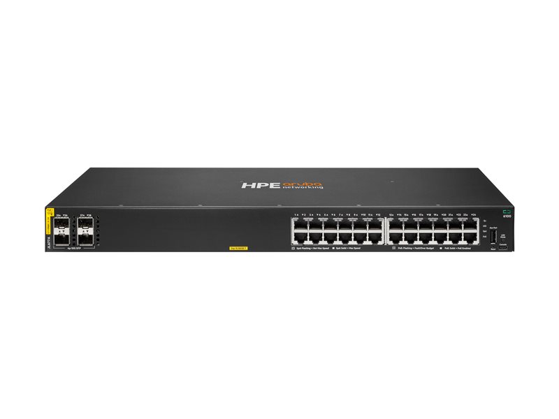 HPE Aruba 6100 Switch 24G CL4 4SFP+ — pilt 3