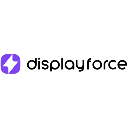 Displayforce PublicCloud TemplateEditor 12 months. Visual Tool to create dynamic templates with content generation, multiple screens, layers, animations, effect and connection with external sources, databases, services without coding
