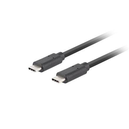 Lanberg USB-C 3.1 Gen 2 Cable, 10GB/s PD100W, 1 m CA-CMCM-32CU-0010-BK