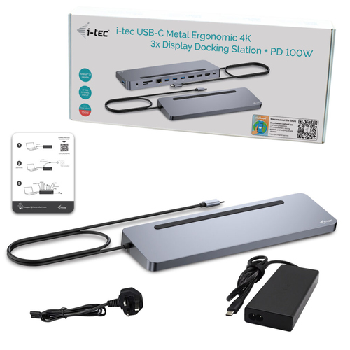 I-TEC USB-C Metal Ergonomic 4K 3x Displ — pilt 2