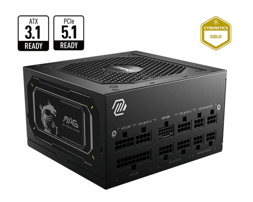 MSI MAG A750GL PCIE5 II 750W GOLD PSU — pilt 5