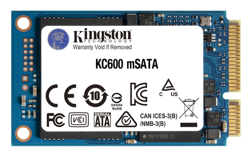 KINGSTON KC600 256GB SATA3 mSATA SSD