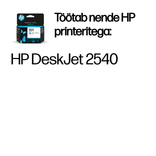HP 301 ink color DeskJet 1050 2050 — pilt 2